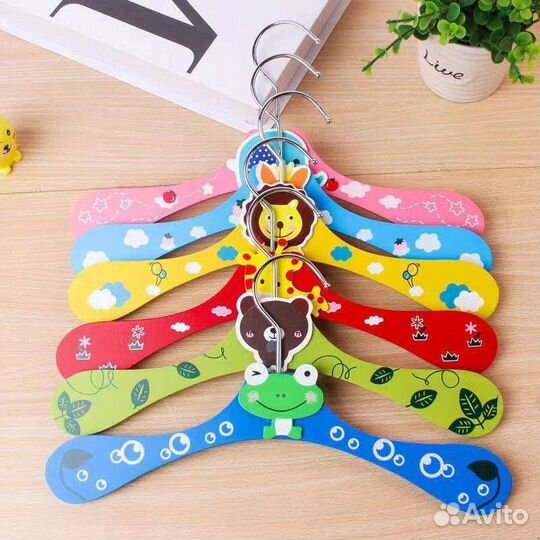 Детские деревянные плечики