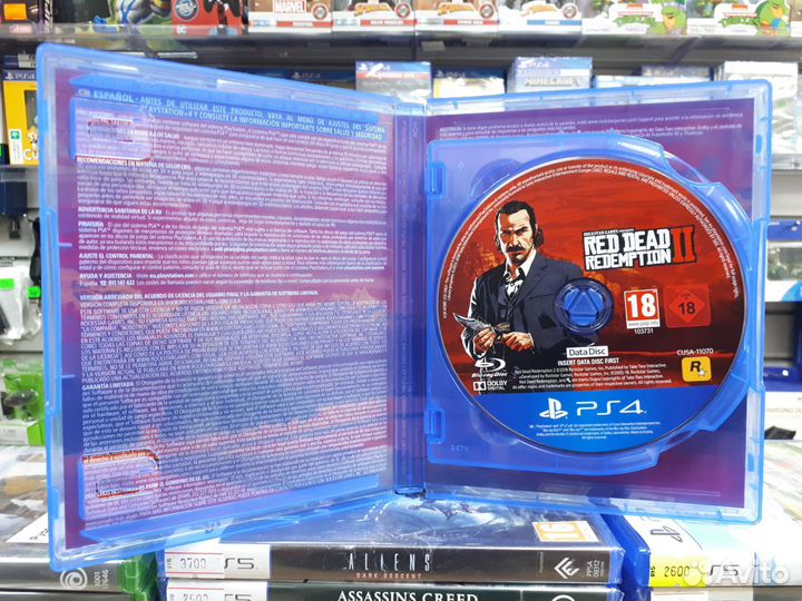 Red Dead Redemption 2 PS4 диск