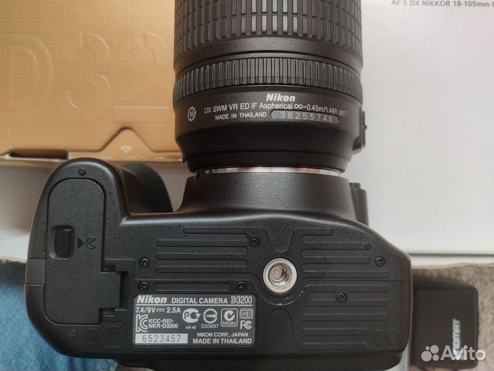 Nikon D3200 18-105 kit