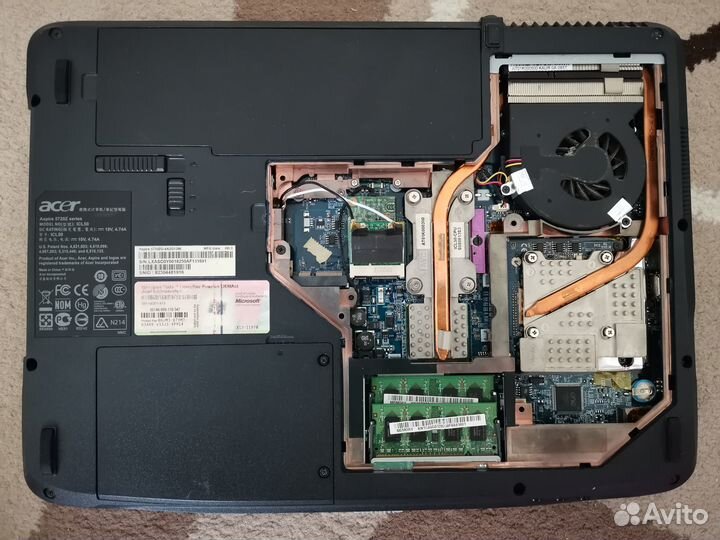 Ноутбук acer aspire 5720zg