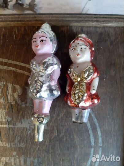 Ёлочные игрушки на прищепке