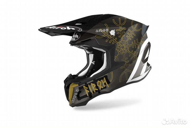 Шлем кроссовый airoh Twist 2.0 Sword Gloss Matt