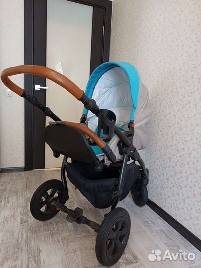 Tutis Tapu-Tapu - коляска 2 в 1 бежево-голубая