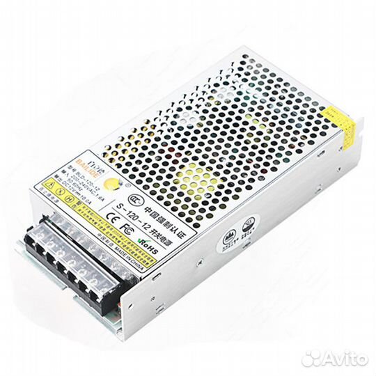 Блок Питания 12 Вольт 10 Ампер 120 Ватт Премиум