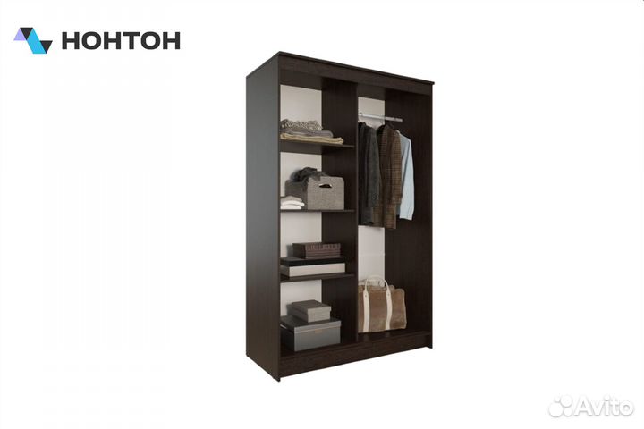 Шкаф-купе Элегант 6 венге / лоредо