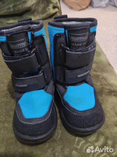 Сапоги зимние детские kuoma 25