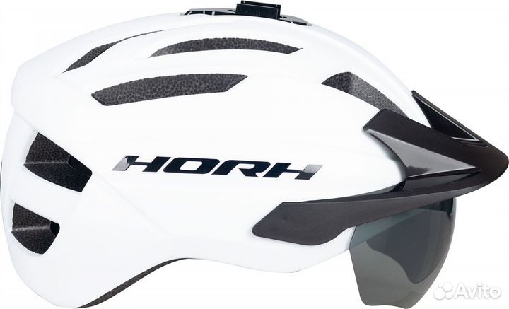 Шлем Horh 46+линза белый Ana1525