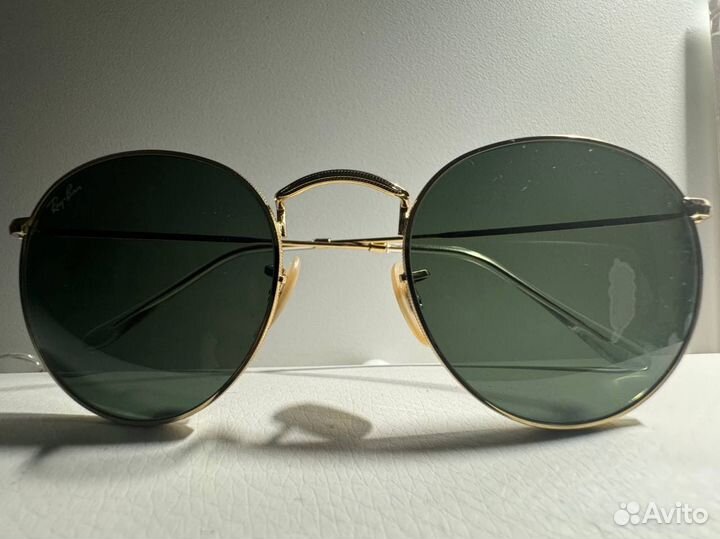 Очки Ray ban оригинал round metal 3447