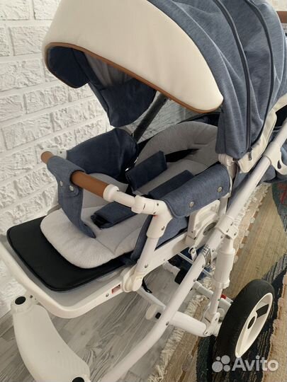 Коляска 2 в 1 adamex monte carbon