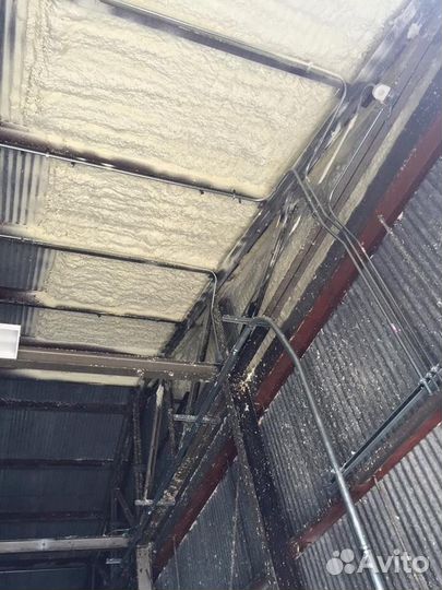 Утеплитель напыление ППУ от 200м2