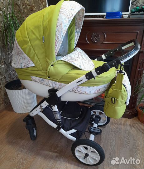 Коляска 3 в 1 Indigo Польша отличное состояние