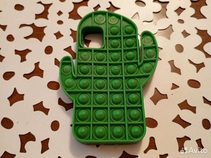 Резиновый бампер для телефона- pop it игрушка