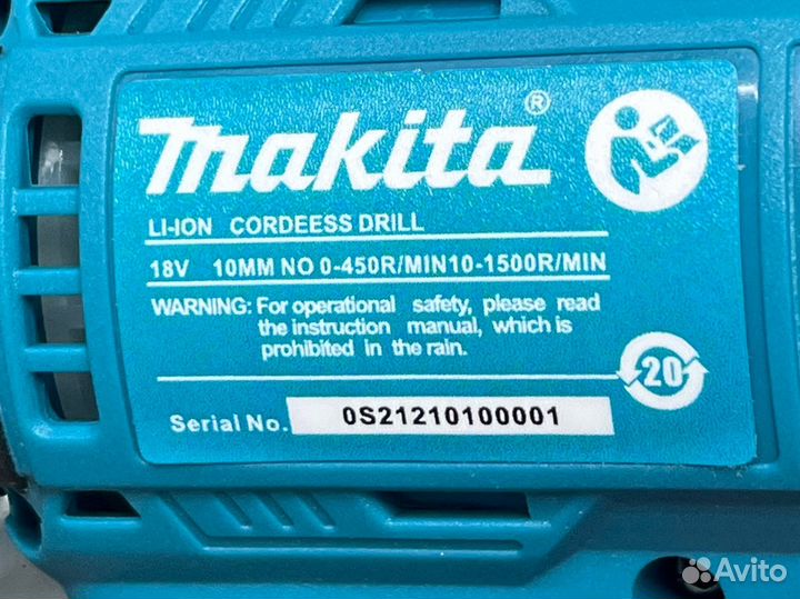 Бесщеточный шуруповерт Makita 18v