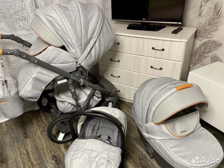 Коляска Adamex Monte Carbon 3 в 1