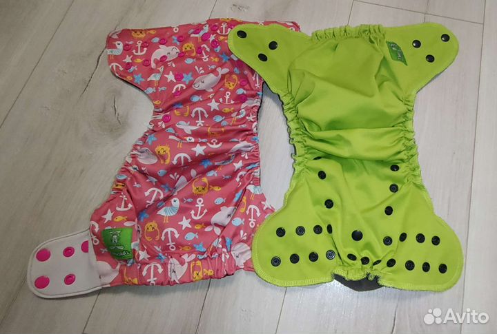 Многоразовые подгузники с вкладышами