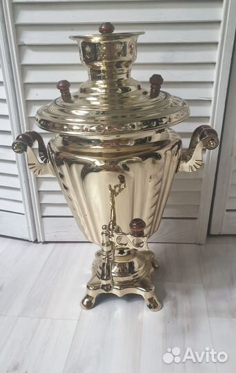 Самовар Тульский на дровах 3 л «Рюмка»