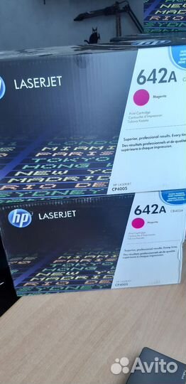 Картриджи HP 642A CB403A