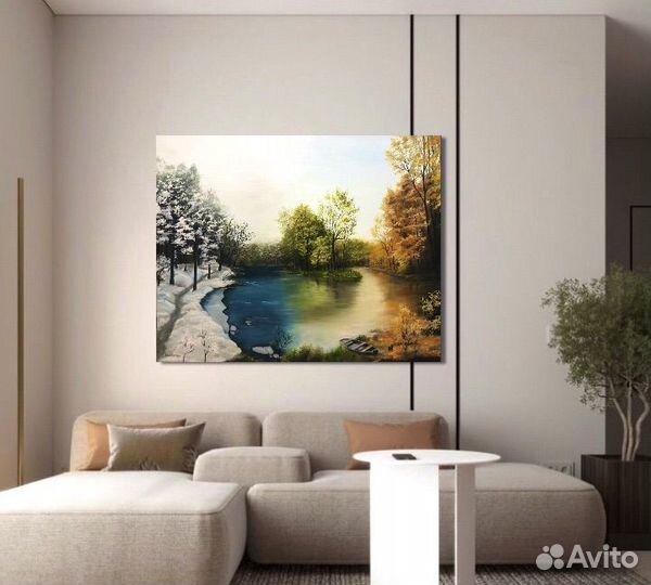 Интерьерная картина маслом на холсте