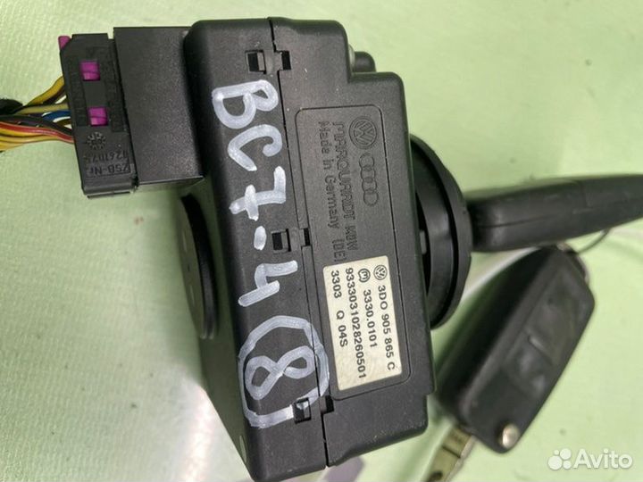 Замок зажигания Volkswagen Touareg 7L дорест 2.5L