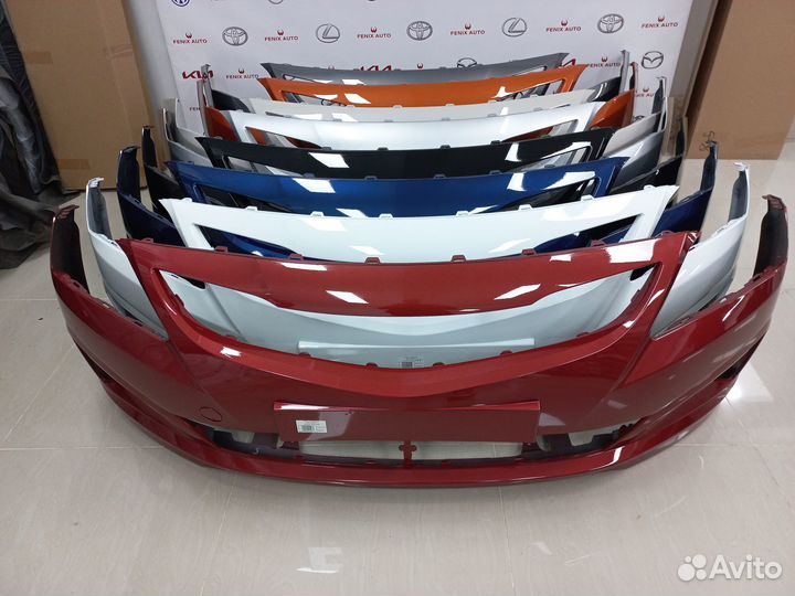 Бампер передний Hyundai Solaris Рестайлинг