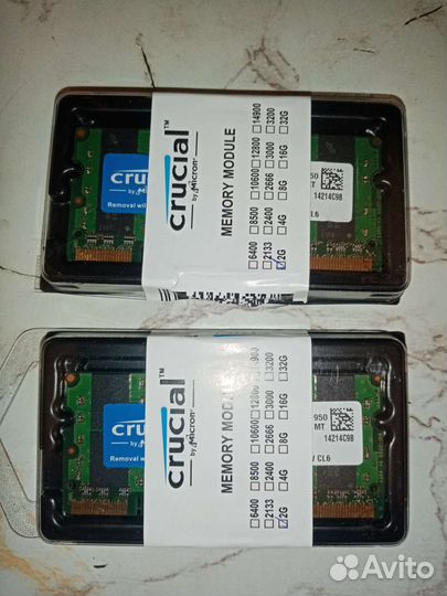 Crucial DDR2 4 gb 667 Новые