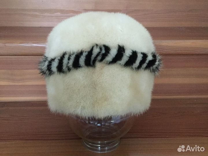 Шапка норка женская