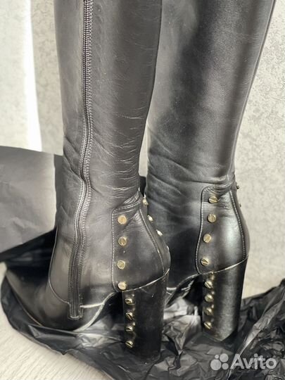 Сапоги женские мягкая кожа италия