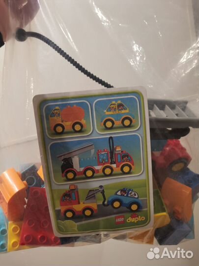 Lego duplo мои первые машинки