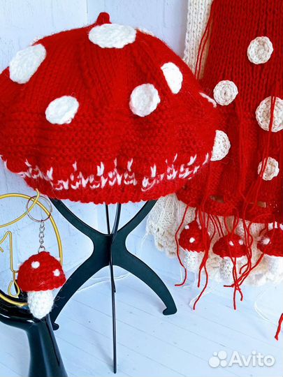 Комплект Мухомор для тематич.вечеринок и фотосесс