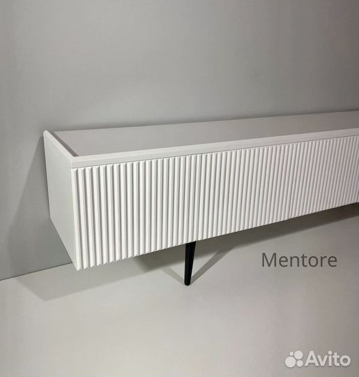 Тумба тв Bravo в белом цвете (конструктор)