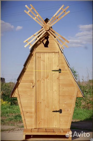 Дачный туалет деревянный JWL460