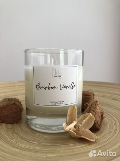 Свечи из кокосового воска