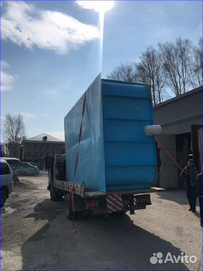 Бассейн с монтажем