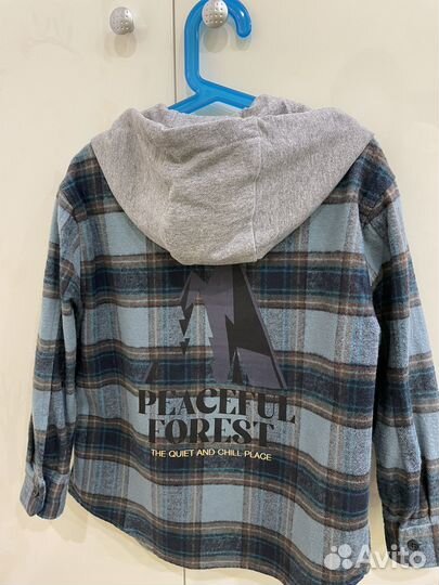 Рубашка для мальчика zara 7 лет (122 см)