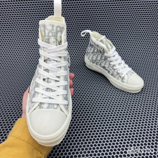 Кеды Dior B23 High Top Logo Oblique