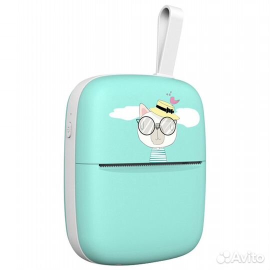 Детский мини термо принтер блютуз