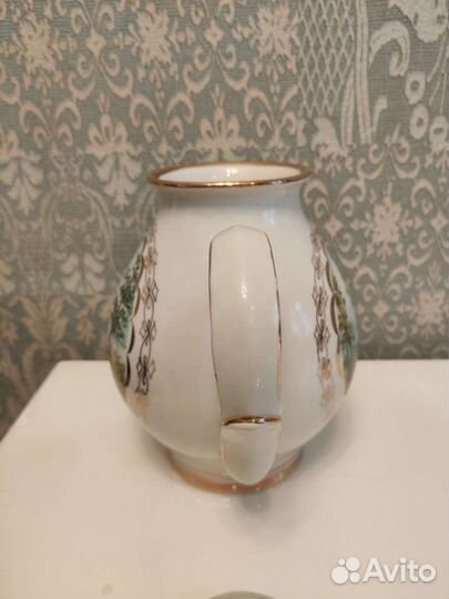 Заварочный чайник.Фарфор.Ручная работа. Кфз