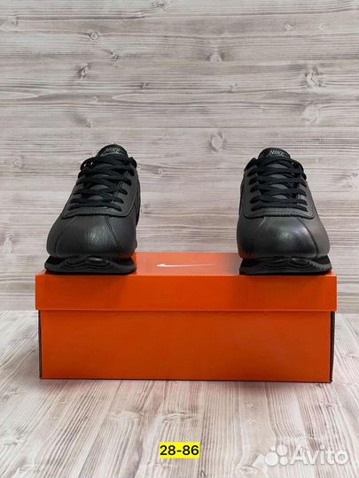 Кроссовки nike cortez black 41-45