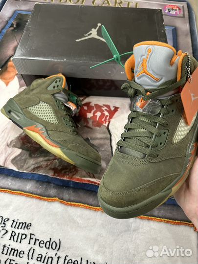 Air Jordan 5 retro ls 'olive оригинал редкие
