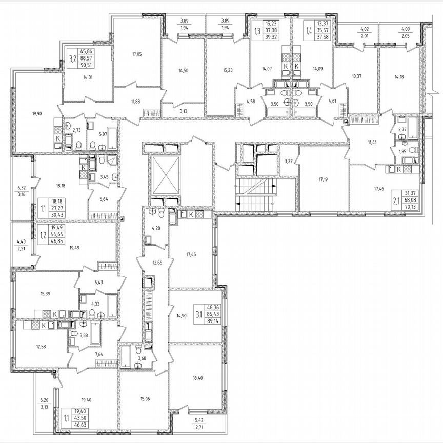 Квартира-студия, 30,4 м², 3/8 эт.