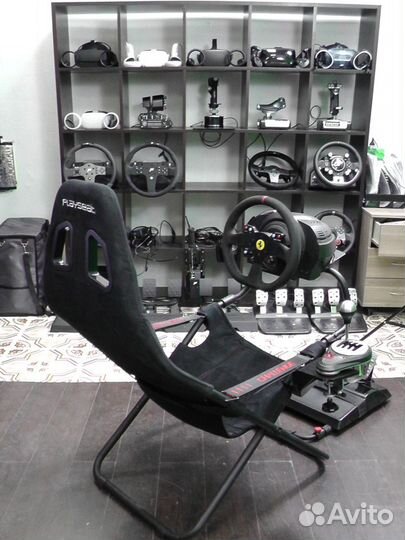 Thrustmaster T300 + кпп и Кресло PlaySeat PS5/4 PC