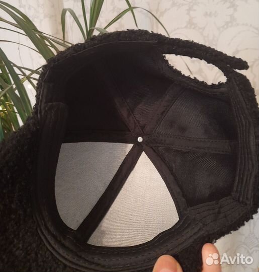 Кепка меховая бейсболка тедди