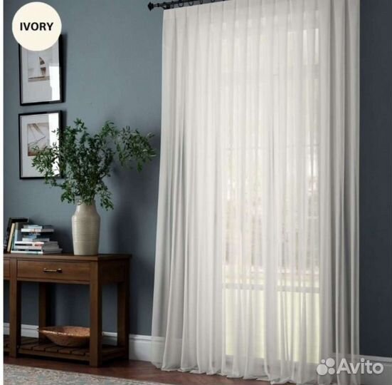 Тюль под лен новый