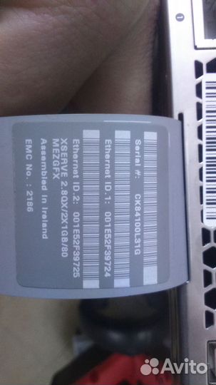 Сервера Apple XServe Dual G5 2006, QCore 2008