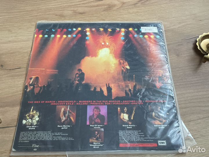 Iron maiden - killers (lp). Виниловая пластинка
