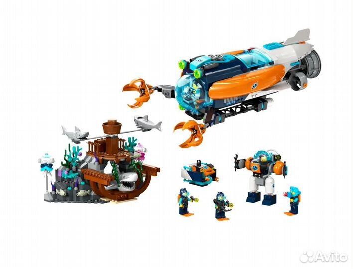 Конструктор lego City 60379 Подводная лодка