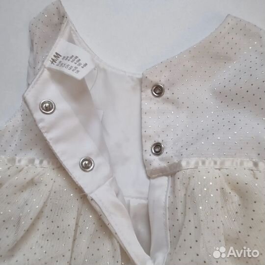 Нарядное платье для девочки H&M 68