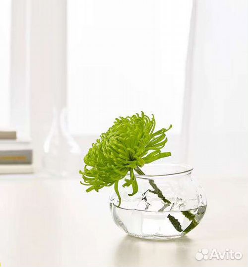 Вильестарк ваза, прозрачное стекло,8 см