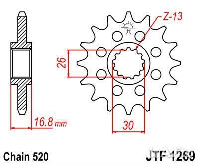 Звезда ведущая JTF1269 14