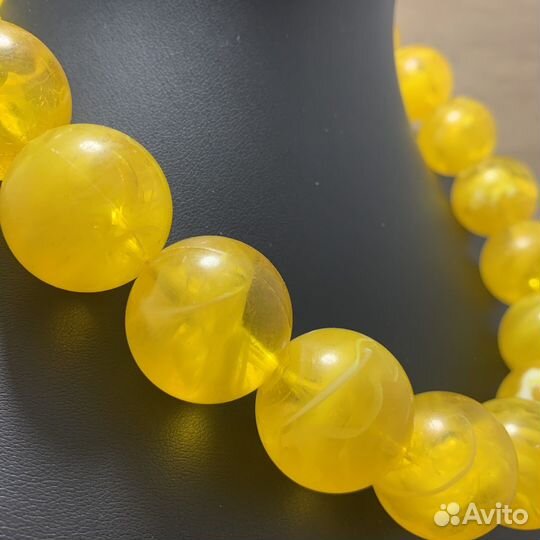 Винтажное Ожерелье Крупные Шары Чокер Бусы СССР